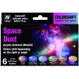 Vallejo Eccentric Colorshift Space Dust Colors Set