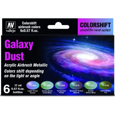 Vallejo Eccentric Colorshift Galaxy Dust Colors Set