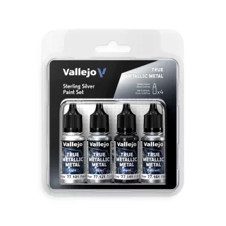 Vallejo - True Metallic Metal: Sterling Silver festék