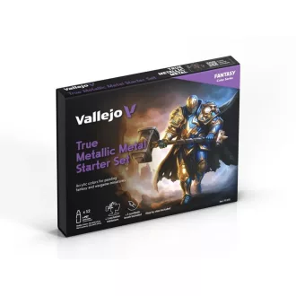   Vallejo - True Metallica Metal: Starter Set (12 colors set) festékszett