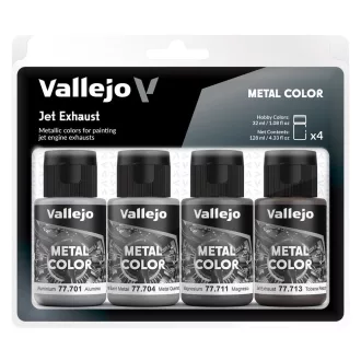 Vallejo - Metal Color: Jet Exhaust 32 ml festék