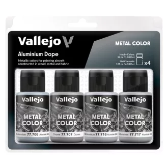   Vallejo - Metal Color: Aluminium Dope WWI & Early WWII 32 ml festék