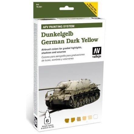 Vallejo AFV Dunkelgelb German Yellow Set