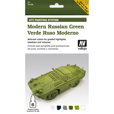Vallejo AFV Modern Russian Green Set