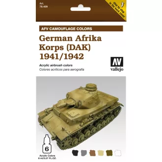Vallejo AFV German Afrika Korps 1941/42 (DAK) Set