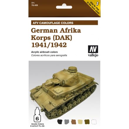 Vallejo AFV German Afrika Korps 1941/42 (DAK) Set