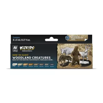 Vallejo - WizKids Woodland creatures 8 x 8 ml festékszett