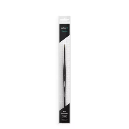 Vallejo Natural Hair Round Brush No. 0 ecset