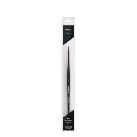 Vallejo Natural Hair Round Brush No. 1 ecset