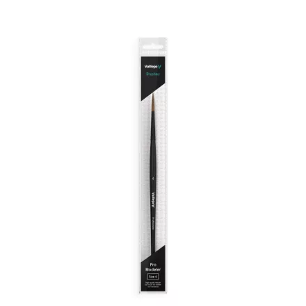 Vallejo Natural Hair Round Brush No. 4 ecset