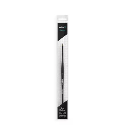 Vallejo Natural Hair Round Brush No. 2/0 ecset