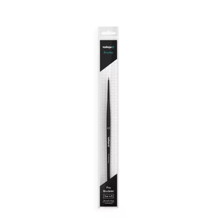 Vallejo Natural Hair Round Brush No. 4/0 ecset