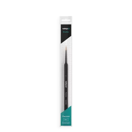 Vallejo Round Synthetic Brush, Triangular Handle No. 1 ecset
