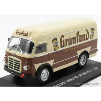   EDICOLA FIAT LEONCINO TRUCK VAN GRUNLAND FORMAGGINO D'ORO 1959