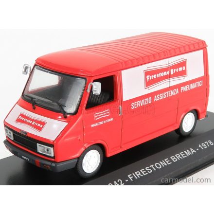 EDICOLA FIAT 242 VAN 1 SERIES FIRESTONE BREMA 1976