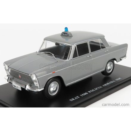 EDICOLA SEAT 1500 SERVICIO OFICIAL MADRID POLICIA ARMADA POLICE 1965 - CON VETRINA - WITH SHOWCASE