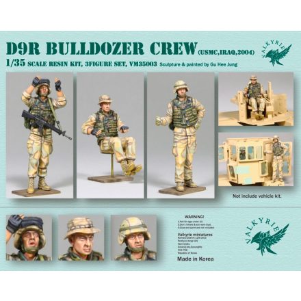 Valkyrie Miniatures D9R Bulldozer Crew set
