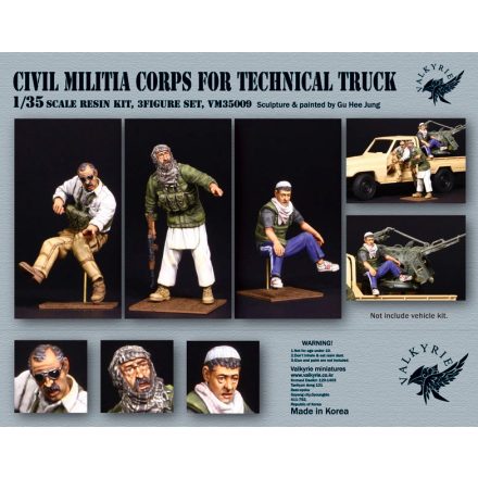 Valkyrie Miniatures Civil Militia Corps for Technical Truck