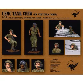 Valkyrie Miniatures USMC Tank Crew in Vietnam War