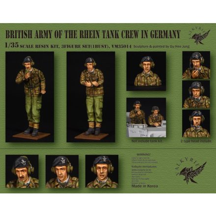 Valkyrie Miniatures British Army of the Rhein Tank Crew in Germany