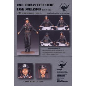   Valkyrie Miniatures WWII German Wehmacht Tank Commander (Early Era)