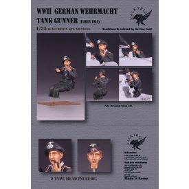   Valkyrie Miniatures WWII German Wehmacht Tank Gunner (Early Era)