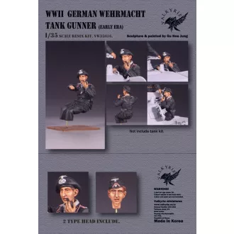   Valkyrie Miniatures WWII German Wehmacht Tank Gunner (Early Era)