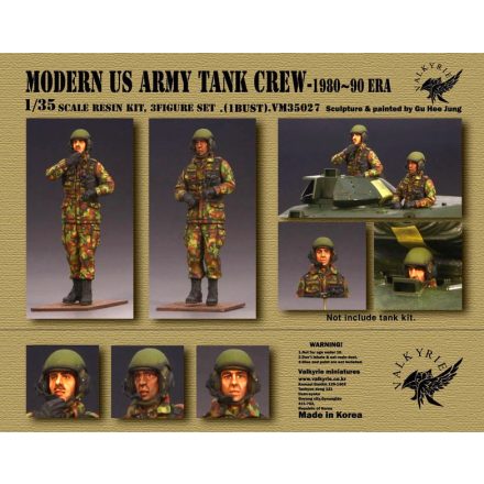 Valkyrie Miniatures Modern US Army Tank Crew - 1980 Era