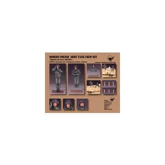  Valkyrie Miniatures Modern Polish Army Tank Crew Set (For K2PL, K9, M1A2, Leopard 2)
