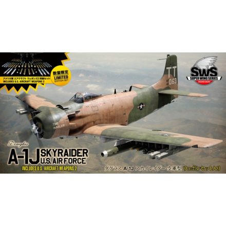 Zoukei-Mura Douglas A-1J Skyraider U.S.Air Force + Weapon makett