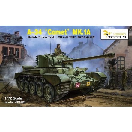 Vespid Models A-34 Comet Tank MK.1A makett