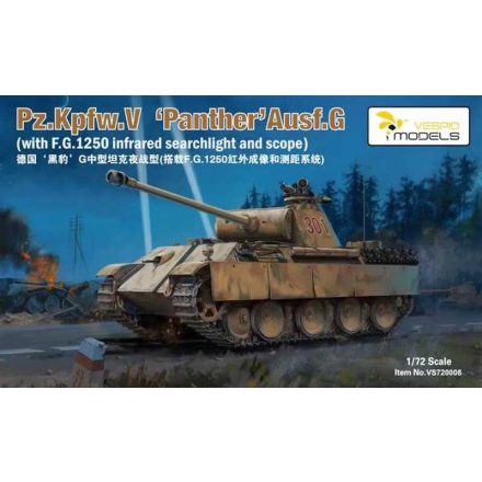 Vespid Models Pz.Kpfw.V Panther Ausf. G w/FG1250 Infrared device makett