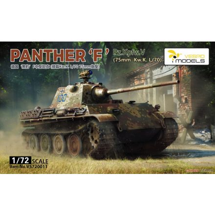 Vespid Models Pz.Kpfw.V PANTHER 'F' (75mm Kw.K. L/70) makett