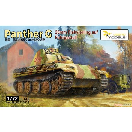 Vespid Models Panther G 20mm Flakvierling auf Fahrgestell makett