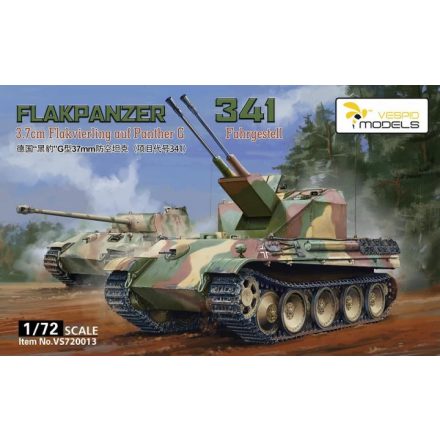 Vespid Models Flakpanzer 341 3.7cm Flak auf Panther G makett