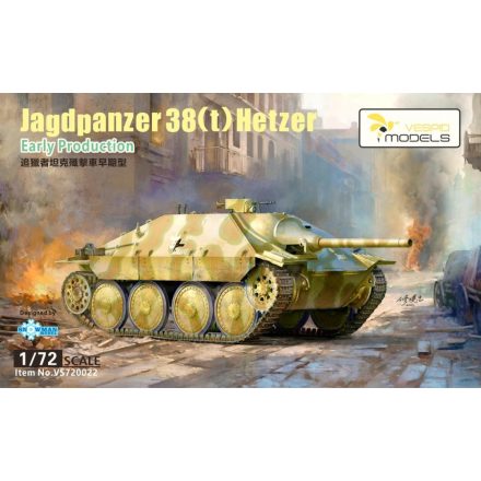 Vespid Models Jagdpanzer 38(t) Hetzer Early Production makett