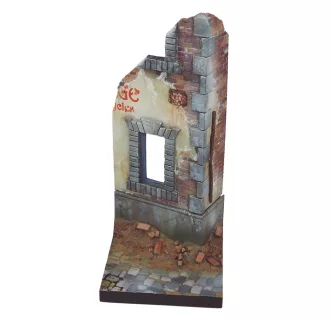   Vallejo - Scenics: Ruined Street Corner 7 x 7 cm dioráma kiegészítő