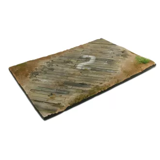   Vallejo - Scenics: 31x21 Wooden Airfield surface 31 x 21 cm dioráma kiegészítő