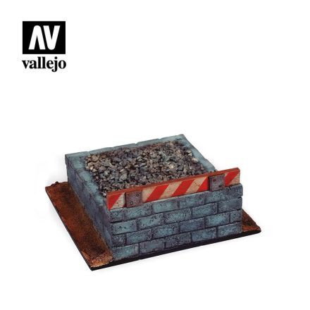 Vallejo Railroad Buffer Block makett