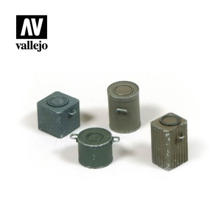 Vallejo WWII German Food Containers 4pcs makett