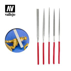 Vallejo Set of 5 Diamond Files