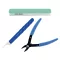 Vallejo - Plastic Models Preparation Tool Kit: Includes flexible lime, mold line cleaner and cutting pliers makettező szerszám