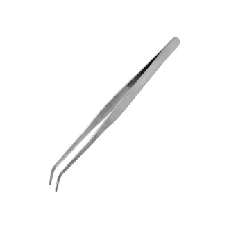  Vallejo - Strong Curved Stainless Steel Tweezers (175 mm) makettező szerszám