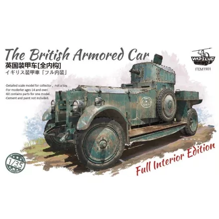Warslug The British Armored Car - Full Interior makett