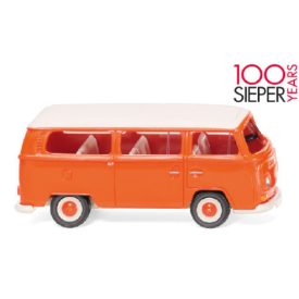 Wiking Volkswagen T2 bus, orange/white, 1967