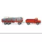 Wiking Magirus Gerüstbau-Hängerzug, red, 1970
