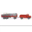 Wiking Magirus Gerüstbau-Hängerzug, red, 1970