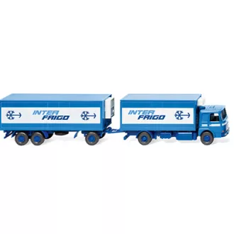 Wiking MAN Kühlkofferlastzug, Inter Frigo, 1972