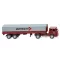 Wiking Hanomag Henschel flatbed platform trailer, Zeitfracht, 1961