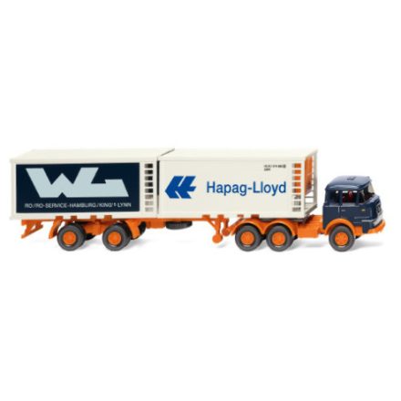 Wiking Krupp Kühlcontainersattelzug, Hapag Lloyd / WL, 1964